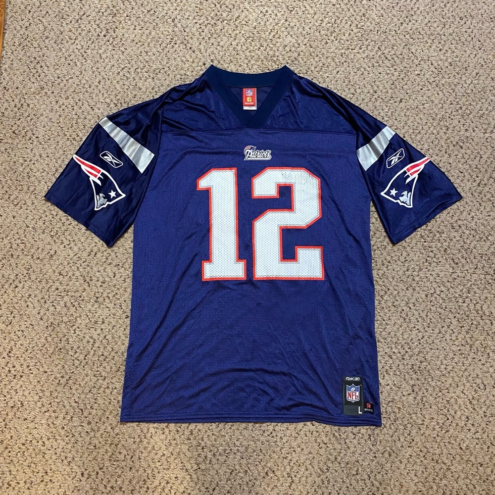 Tom Brady New England Patriots #12 Reebok jersey